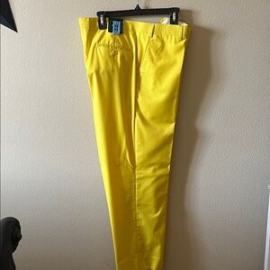 Ferrecci Bright Yellow Men's Dress Pants